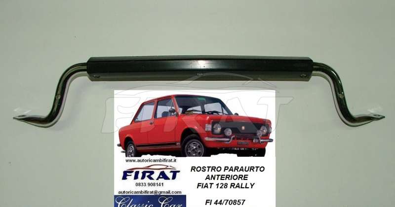 PARAURTO FIAT 128 RALLY (TUBOLARE CON GOMMA)